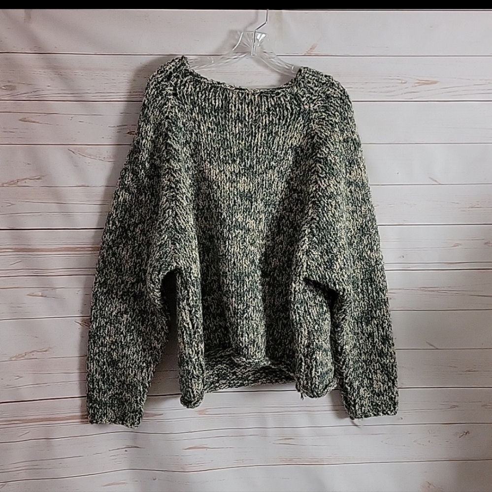 Anthropologie Wooden Ships Chunky Knit Oversized Cozy Pullover Sweater Medium